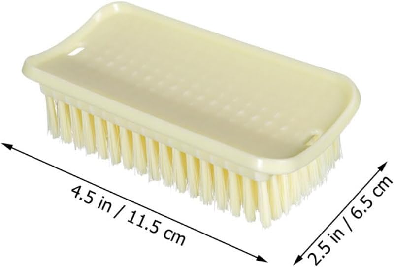 قطعتان من فرش التنظيف اليدوية ذات الشعيرات الناعمة لتنظيف الأحذية والملابس مع قبضة مريحة - Image 2